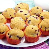 Маффины с ягодой