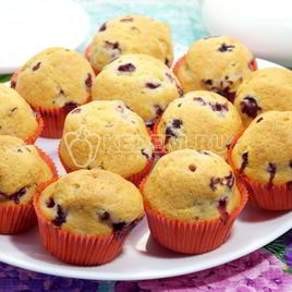 Рецепт Маффинов с ягодой