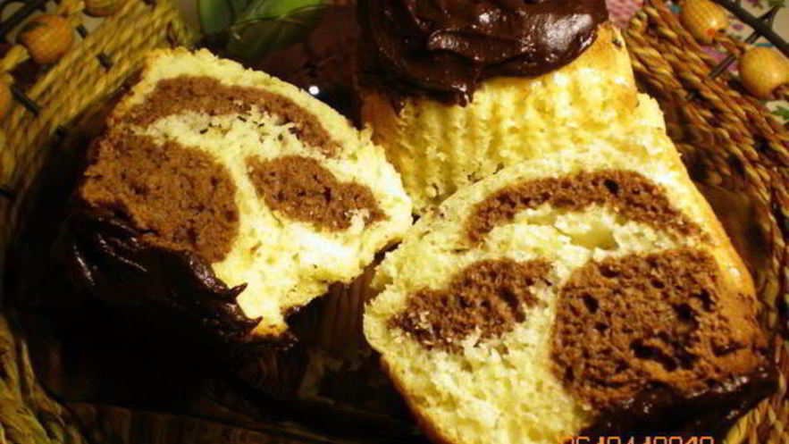 Рецепт маффинов зебра