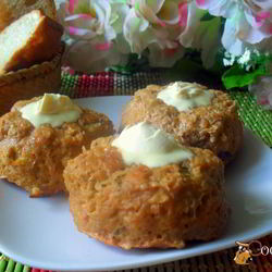 Рецепт Мясных маффинов с пшеничкой и свеклой