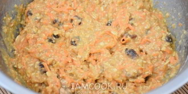 Рецепт овсяно-морковных маффины