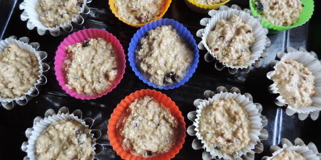 Рецепт овсяных маффинов