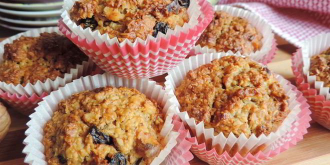 Рецепт овсяных маффинов