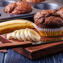 Шоколадно-банановые маффины
