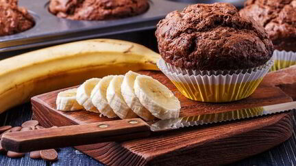Рецепт Шоколадна-банановых маффины