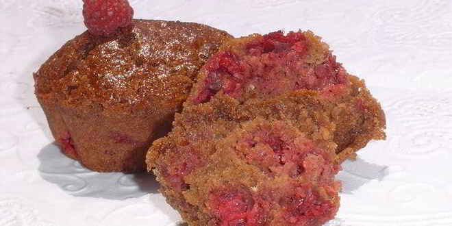 Рецепт шоколадна-малиновых маффины