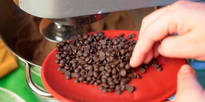 Рецепт шоколадных маффинов с бананом