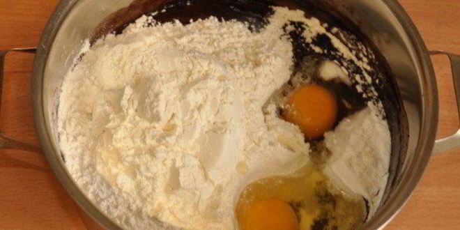 Рецепт шоколадных маффинов с кремом