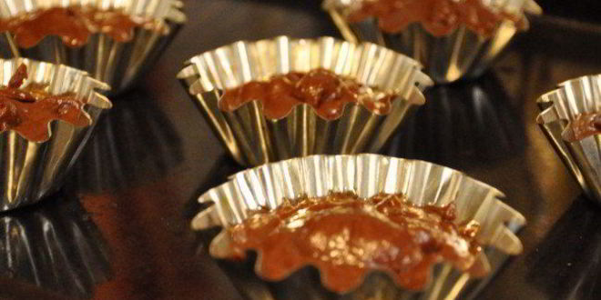 Рецепт шоколадных маффинов с кремом