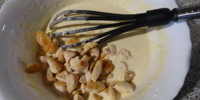 Рецепт сырных маффинов с курочкой