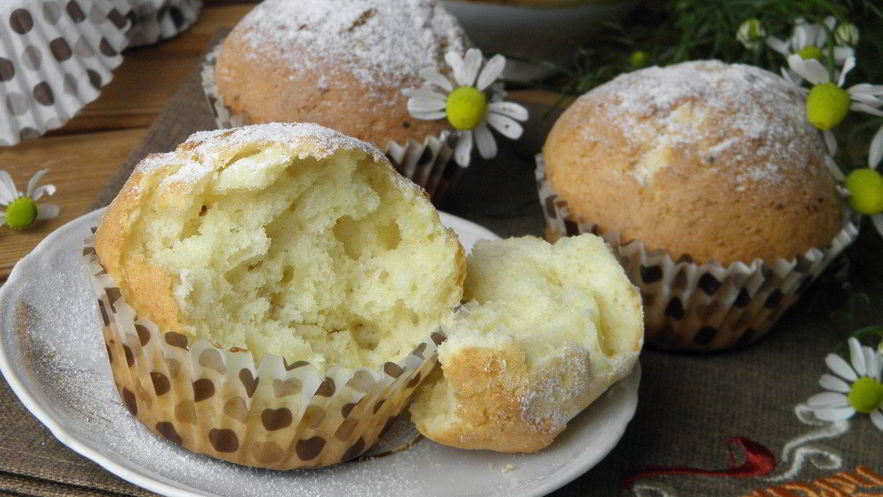 Рецепт творожных маффинов классических