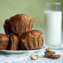 Рецепт Тыквенных маффинов с грецкими орехами