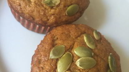 Рецепт Тыквенных маффинов с семечками