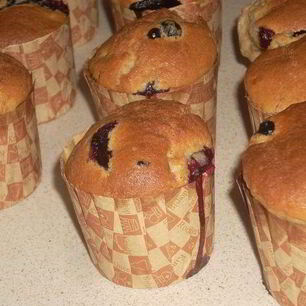 Рецепт Ягодных маффинов