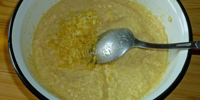 Рецепт манника на апельсиновом соке