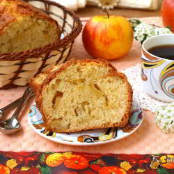 Рецепт Манника на кефире с яблоками