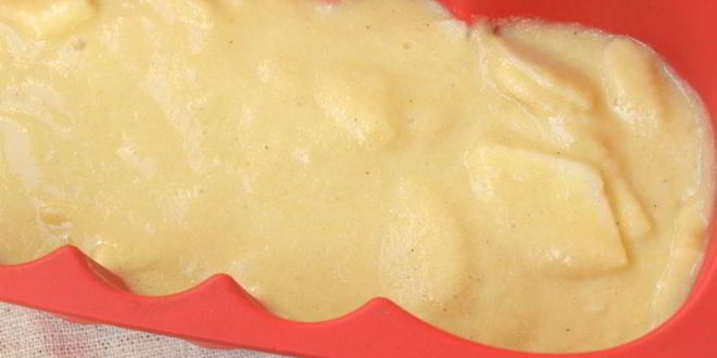 Рецепт манника на кефире с яблоками