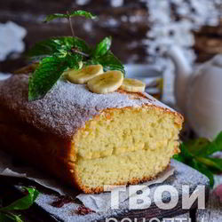 Рецепт Манника с бананами