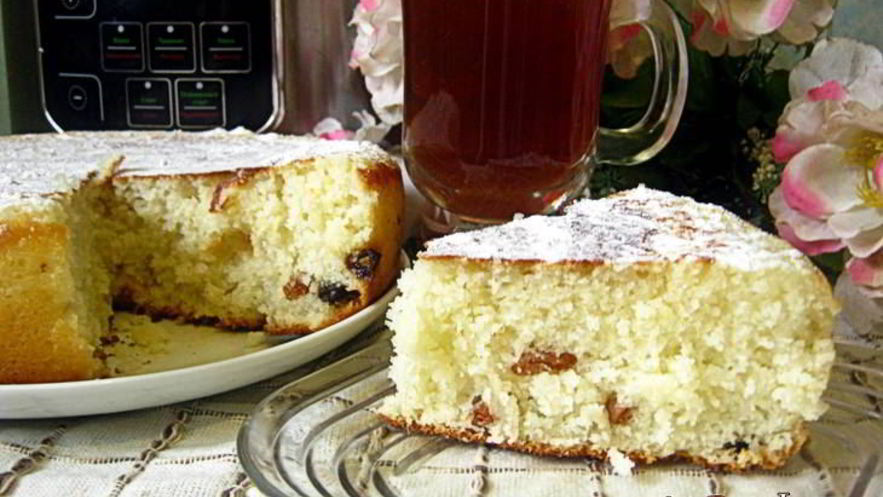 Рецепт манника с изюмом в мультиварке
