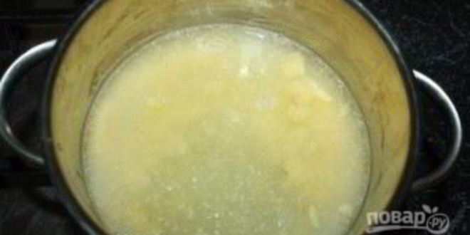 Рецепт манника с лимонной начинкой