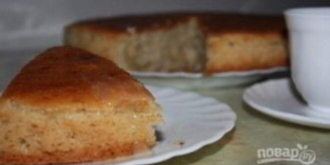 Рецепт манника с лимонной начинкой