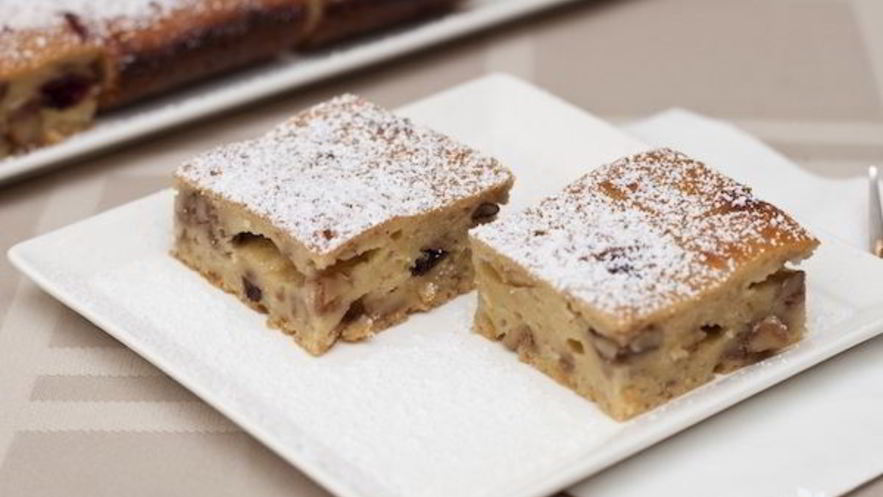 Рецепт манника с орехами