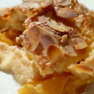 Рецепт Манника с персиками