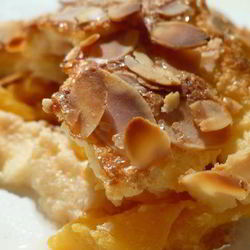 Рецепт Манника с персиками