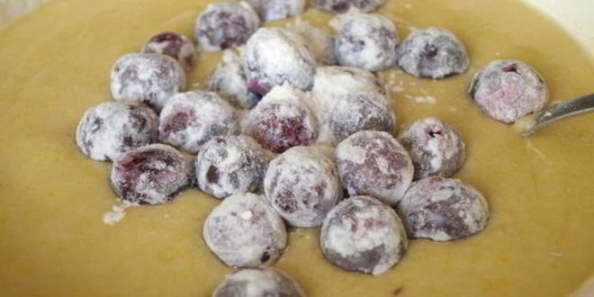 Рецепт манника с вишней