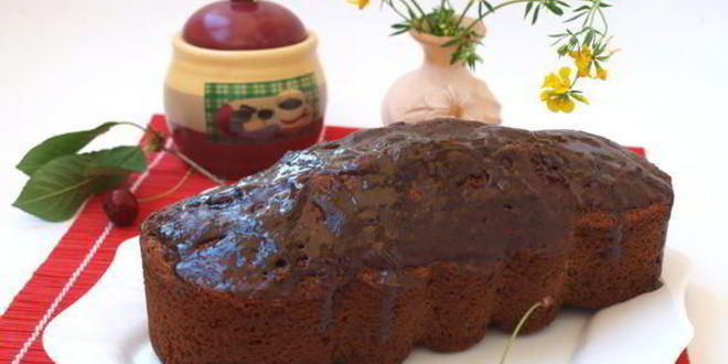 Рецепт манника с вишней