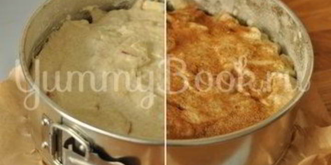 Рецепт манника с яблоками