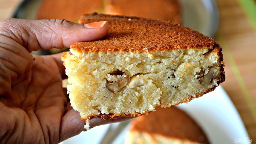 Рецепт пирога манник на молоке