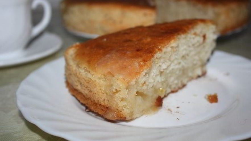 Рецепт постного манника с лимонной начинкой