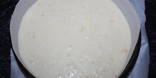 Рецепт постного манника с лимонной начинкой