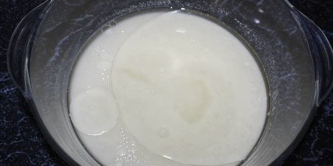 Рецепт постного манника с лимонной начинкой