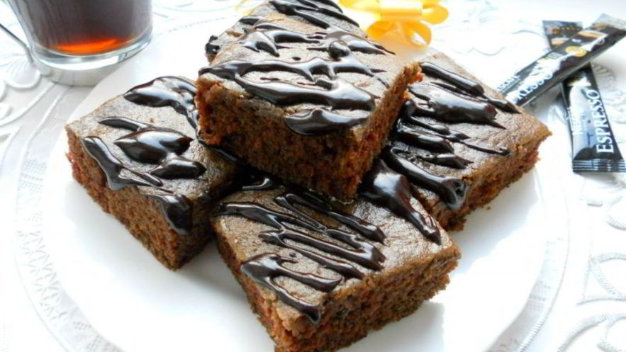 Рецепт постного шоколадного манника