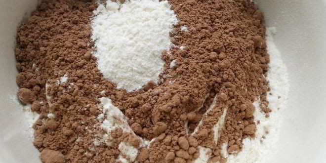 Рецепт постного шоколадного манника