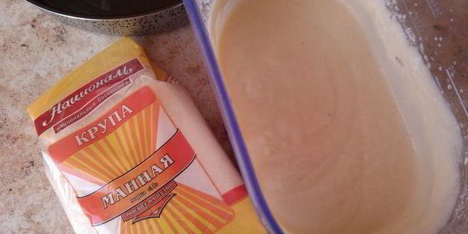 Рецепт самого идеального манника