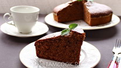 Рецепт Шоколадного манника на молоке