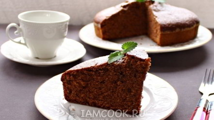 Рецепт шоколадного манника на молоке