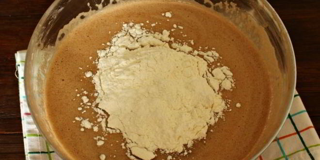 Рецепт шоколадного манника на молоке