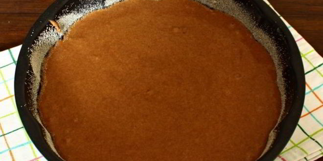 Рецепт шоколадного манника на молоке