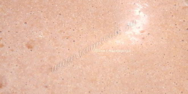 Рецепт шоколадного манника на сметане