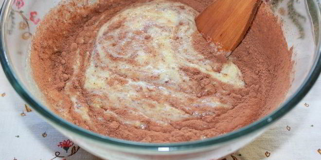 Рецепт шоколадного манника