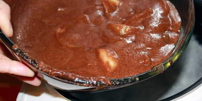 Рецепт шоколадного манника