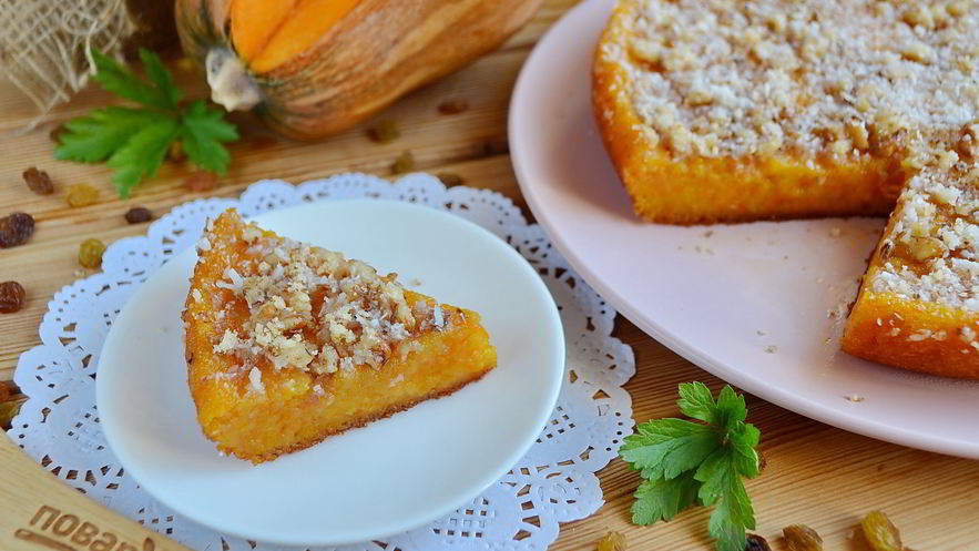 Рецепт тыквенного манника