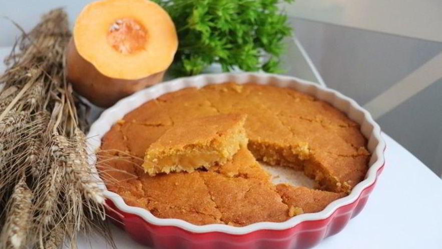 Рецепт элементарного постного манника с тыквой и апельсином