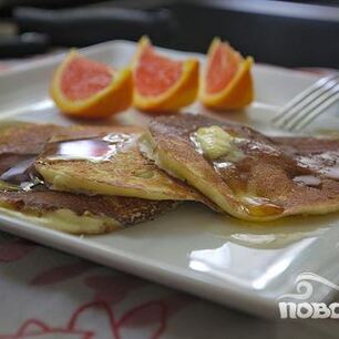 Рецепт Апельсиновых оладий с рикоттой