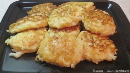 Рецепт Капустных оладий