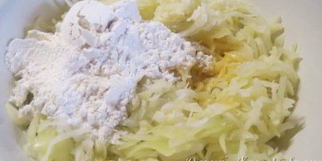Рецепт капустных оладий